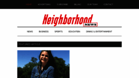 What Ntneighborhoodnews.com website looked like in 2017 (7 years ago)