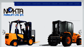 What Noktaforklift.com website looked like in 2017 (7 years ago)