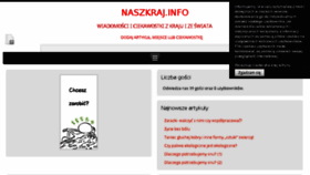 What Naszkraj.info website looked like in 2017 (7 years ago)