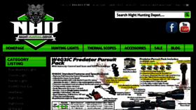 What Nighthuntingdepot.com website looked like in 2017 (7 years ago)
