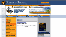 What Normeetributi.it website looked like in 2017 (6 years ago)