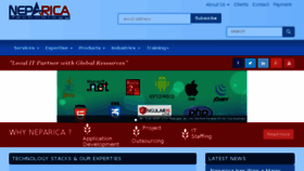 What Neparica.com website looked like in 2017 (7 years ago)