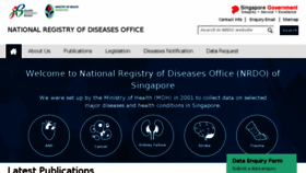 What Nrdo.gov.sg website looked like in 2017 (7 years ago)