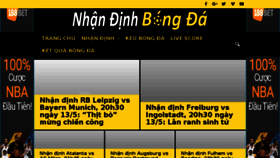 What Nhandinhbongda.com website looked like in 2017 (6 years ago)