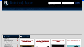 What Notebookexpertstore.com website looked like in 2017 (6 years ago)