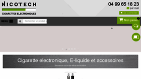 What Nicotech.fr website looked like in 2017 (6 years ago)