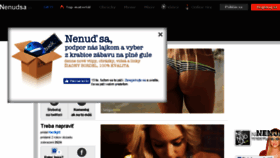 What Nenudsa.sk website looked like in 2017 (6 years ago)
