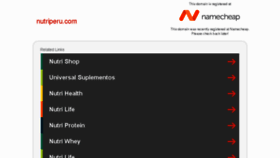 What Nutriperu.com website looked like in 2017 (7 years ago)