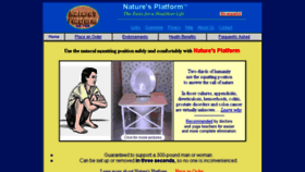 What Naturesplatform.com website looked like in 2017 (6 years ago)
