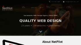 What Netpilotweb.com website looked like in 2017 (6 years ago)