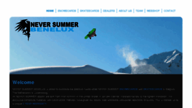 What Neversummer.nl website looked like in 2017 (6 years ago)