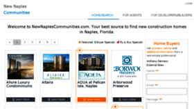 What Newnaplescommunities.com website looked like in 2017 (8 years ago)