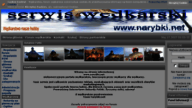 What Narybki.net website looked like in 2017 (6 years ago)