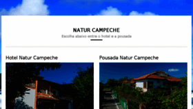 What Naturcampeche.com.br website looked like in 2017 (8 years ago)