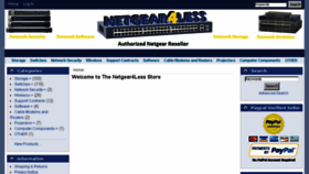 What Netgear4less.com website looked like in 2017 (6 years ago)