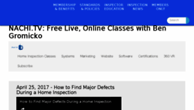 What Nachi.tv website looked like in 2017 (6 years ago)