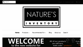 What Naturesinventory.com website looked like in 2017 (6 years ago)