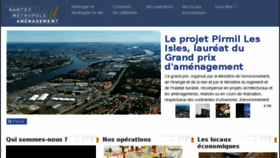 What Nantes-amenagement.fr website looked like in 2017 (7 years ago)