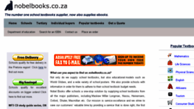 What Nobelbooks.co.za website looked like in 2017 (6 years ago)
