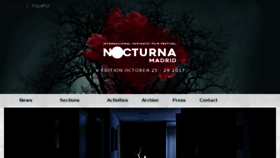 What Nocturnafilmfestival.com website looked like in 2017 (6 years ago)