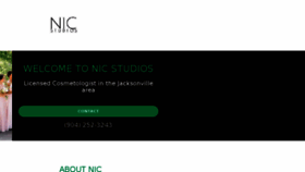 What Nicstudios.net website looked like in 2017 (6 years ago)