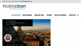 What Nobleclean.at website looked like in 2017 (7 years ago)