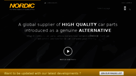 What Nordiccar.com website looked like in 2017 (8 years ago)