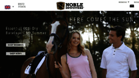 What Nobleoutfitters.co.uk website looked like in 2017 (7 years ago)
