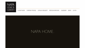 What Napahomeandgarden.com website looked like in 2017 (6 years ago)