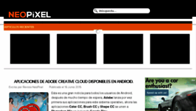 What Neopixel.com.mx website looked like in 2017 (6 years ago)