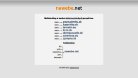 What Nawebe.net website looked like in 2017 (6 years ago)
