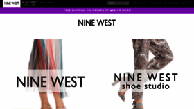 What Ninewest.ca website looked like in 2017 (6 years ago)