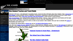 What Nz.com website looked like in 2017 (6 years ago)