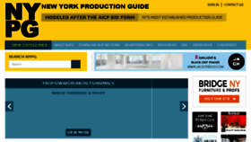 What Nypg.com website looked like in 2017 (6 years ago)