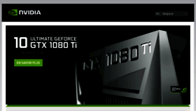 What Nvidia.be website looked like in 2017 (6 years ago)