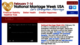 What Nationalmarriageweekusa.org website looked like in 2017 (6 years ago)