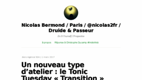 What Nicolas-bermond.com website looked like in 2017 (6 years ago)