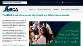 What Nsca.org.au website looked like in 2017 (6 years ago)