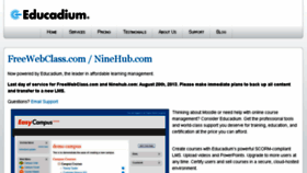 What Ninehub.com website looked like in 2017 (6 years ago)