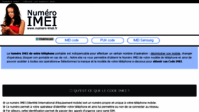 What Numero-imei.fr website looked like in 2017 (6 years ago)