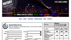 What Notary-ny.com website looked like in 2017 (6 years ago)