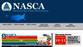 What Nasca.org website looked like in 2017 (6 years ago)