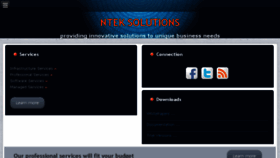 What Nteksolutions.net website looked like in 2017 (6 years ago)