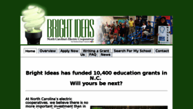 What Ncbrightideas.com website looked like in 2017 (6 years ago)