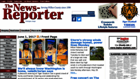 What News-reporter.com website looked like in 2017 (6 years ago)