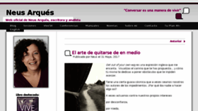 What Neusarques.com website looked like in 2017 (6 years ago)