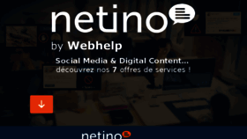 What Netino.fr website looked like in 2017 (6 years ago)