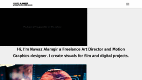 What Nawazalamgir.com website looked like in 2017 (6 years ago)