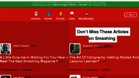What Next.smashingmagazine.com website looked like in 2017 (6 years ago)