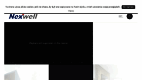 What Nexwell.eu website looked like in 2017 (6 years ago)
